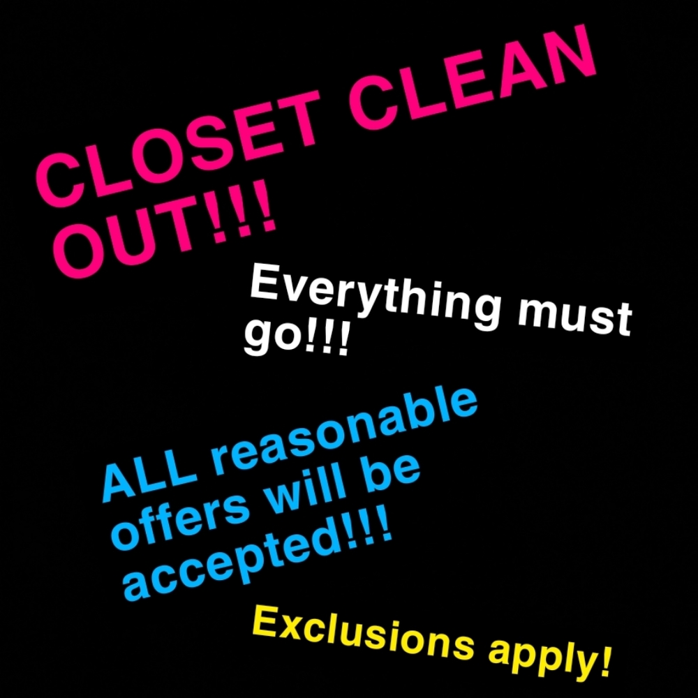 CLOSET CLEAN OUT!!!